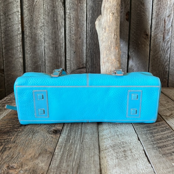 Kenneth Cole Turquoise Leather Handbag - Picture 9 of 12